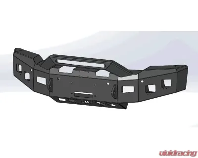 Hammerhead Armor Silverado 1500 Front Winch Bumper Formed Guard For 19-20 Silverado 1500 - 600-56-0856