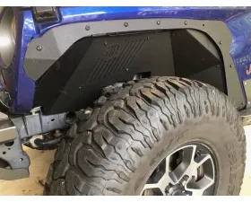 Hammerhead Armor Jeep JL Inner Fenders Front For 18-20 Wrangler JL Black Aluminum