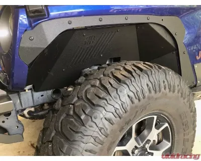 Hammerhead Armor Jeep JL Flare Deletes Front For 18-20 Wrangler JL Black Steel - 600-56-0883