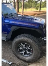 Hammerhead Armor Jeep JL Flare Deletes Front For 18-20 Wrangler JL Black Steel                                     - 600-56-0883 - Image 2