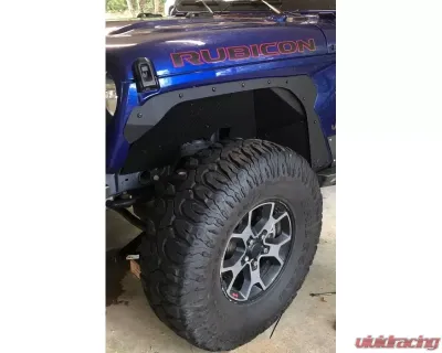 Hammerhead Armor Jeep JL Flare Deletes Front For 18-20 Wrangler JL Black Steel - 600-56-0883