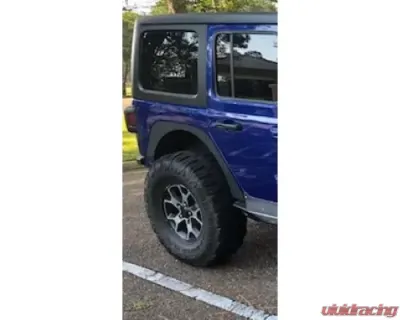 Hammerhead Armor Jeep JL Flare Deletes Rear For 18-Pres Wrangler JL Black Steel - 600-56-0884
