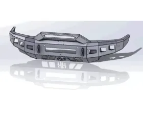 Hammerhead Armor Low Profile Front Black Bumper (Non-Winch) Nissan Titan XD 2016-2020