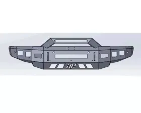 Hammerhead Armor Stand Low Profile Front Black Bumper (Non-Winch) Nissan Titan 2016-2020