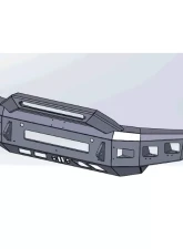Hammerhead Armor Stand Low Profile Front Black Bumper (Non-Winch) Nissan Titan 2016-2020                                     - 600-56-0889 - Image 2