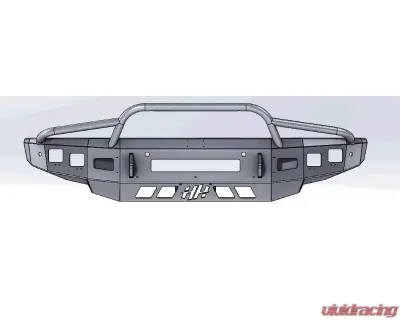 Hammerhead Armor Stand Low Profile Pre-Runner Front Black Bumper (Non-Winch) Nissan Titan XD 2016-2020 - 600-56-0890