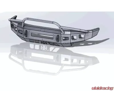 Hammerhead Armor Stand Low Profile Pre-Runner Front Black Bumper (Non-Winch) Nissan Titan XD 2016-2020 - 600-56-0890