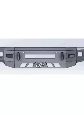 Hammerhead Armor Stand Low Profile No Bull Bar Front Black Bumper (Non-Winch) Nissan Titan XD 2016-2020                                     - 600-56-0891 - Image 2