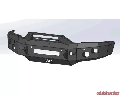 Hammerhead Armor Low Profile Front Black Bumper (Non-Winch) Chevrolet Silverado 2500 | 3500 2015-2020 - 600-56-0894