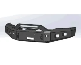 Hammerhead Armor F-150 Front Winch Bumper For 18-20 F-150 Formed Guard Black Steel