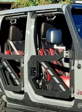Hammerhead Armor Jeep JL Half Doors Front For 18-Pres Wrangler JL Black Steel                                     - 600-56-0902 - Image 4