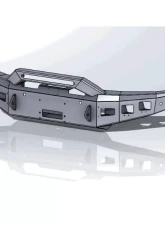 Hammerhead Armor Titan Front Winch Bumper Stand Winch For 16-20 Titan Black Steel                                     - 600-56-0904 - Image 2