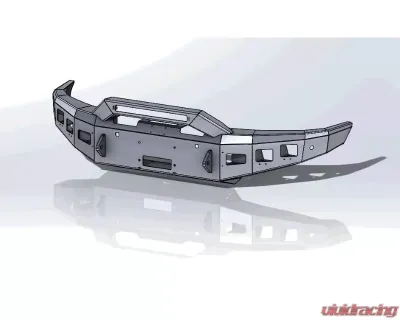 Hammerhead Armor Titan Front Winch Bumper Stand Winch For 16-20 Titan Black Steel - 600-56-0904