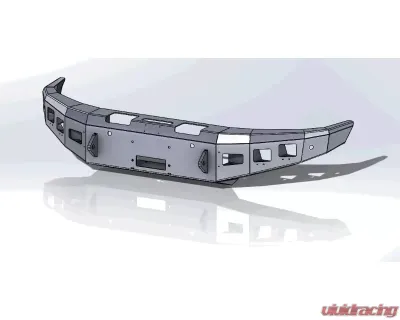 Hammerhead Armor Titan Front Winch Bumper Stand Winch No Bull Bar For 16-20 Titan Black Steel - 600-56-0905