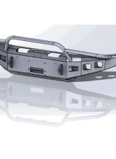 Hammerhead Armor Titan Front Winch Bumper Stand Winch Pre Runner For 16-20 Titan Black Steel                                     - 600-56-0906 - Image 2