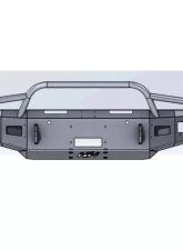 Hammerhead Armor Titan Front Winch Bumper Stand Winch Pre Runner For 16-20 Titan Black Steel                                     - 600-56-0906 - Image 2