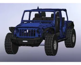 Hammerhead Armor Jeep JK Front Winch Bumper For 07-18 Wrangler JK X Series No Bull Guard Black
