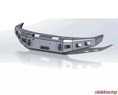Hammerhead Armor Titan XD Front Winch Bumper No Bull Bar For 16-20 Titan XD Black Steel - 600-56-0911