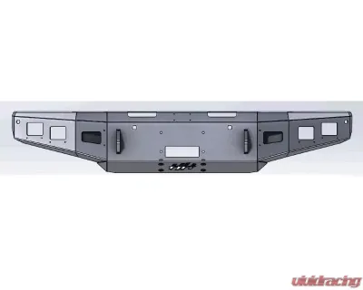 Hammerhead Armor Titan XD Front Winch Bumper No Bull Bar For 16-20 Titan XD Black Steel - 600-56-0911