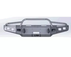 Hammerhead Armor Titan XD Front Winch Bumper Prerunner For 16-20 Titan XD Black Steel