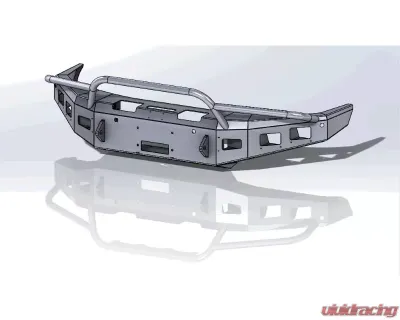 Hammerhead Armor Titan XD Front Winch Bumper Prerunner For 16-20 Titan XD Black Steel - 600-56-0912