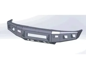 Hammerhead Armor Low Profile Front Bumper (Non-Winch) Ford F-150 | F-250 | F-350 1992-1996