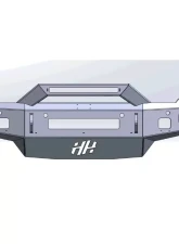 Hammerhead Armor RAM Rear Bumper Low Profile Flat Steel Brush Guard For 10-18 RAM 2500-5500 Black Steel                                     - 600-56-0919 - Image 3