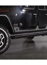Hammerhead Armor Gladiator Rock Rails Body Mount For 20-Pres Jeep Gladiator Black Steel                                     - 600-56-0937 - Image 2