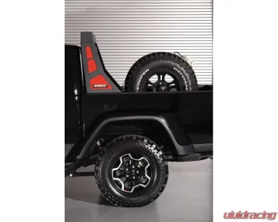 Hammerhead Armor Jeep Gladiator Headache Rack For 20-Present Gladiator Wrinkle Black - 600-56-0938