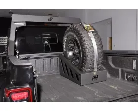 Hammerhead Armor In Bed Spare Tire Carrier Universal 35-37 Inch Tire Strap Included