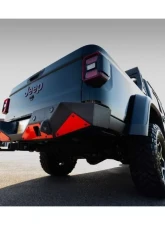 Hammerhead Armor Jeep Gladiator Rear Bumper For 20-Present Gladiator Wrinkle Black Ravager Series                                     - 600-56-0941 - Image 2