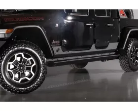 Hammerhead Armor Gladiator Bottom Door Trim For 20-Pres Jeep Gladiator Black Wrinkle Powdercoat With All Black Hardware