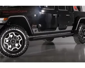 Hammerhead Armor Jeep Gladiator Rocker Guards For 20-Pres Gladiator Black Steel