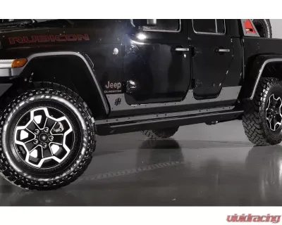 Hammerhead Armor Jeep Gladiator Rocker Guards For 20-Pres Gladiator Black Steel - 600-56-0944