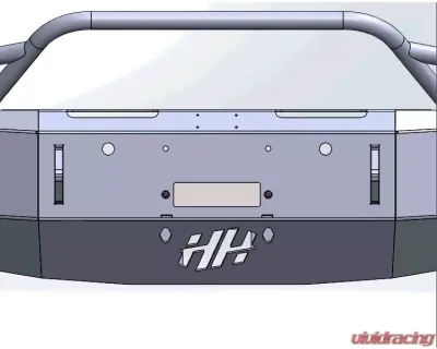 Hammerhead Armor WInch Fairlead Cutout Cover 11.0 Inch Black Powder Coat - 600-56-0945