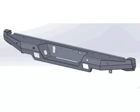 Hammerhead Armor Ford Raptor Rear Bumper For 17-20 Raptor No Shackle Mounts Black Steel Steel