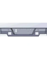 Hammerhead Armor Ford Raptor Rear Bumper For 17-20 Raptor No Shackle Mounts Black Steel Steel                                     - 600-56-0954 - Image 2