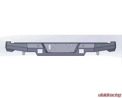 Hammerhead Armor Ford Raptor Rear Bumper For 17-20 Raptor No Shackle Mounts Black Steel Steel - 600-56-0954
