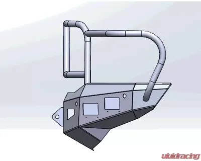 Hammerhead Armor RAM Front Winch Bumper For 20-20 Dodge RAM 2500-F-5500 X Series Black Steel - 600-56-0958