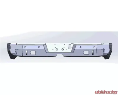 Hammerhead Armor RAM Rear Bumper With Sensors Flush Mount For 20-20 RAM 2500-5500 - 600-56-0959