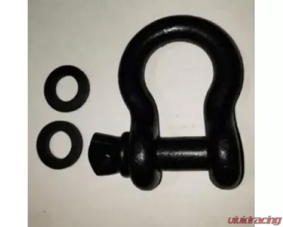 Hammerhead Armor Winch Shackle 3/4 Inch W/Washer 7/8 Inch Pin Set Black Powder Coated - 600-56-0965