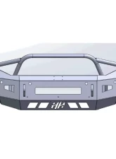 Hammerhead Armor Low Profile Pre-Runner Front Black Bumper (Non-Winch) Ram 2500 | 3500 | 4500 | 5500 2020                                     - 600-56-0971 - Image 3