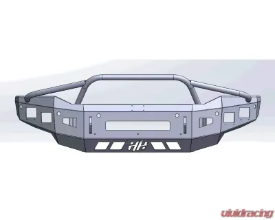 Hammerhead Armor Low Profile Pre-Runner Front Black Bumper (Non-Winch) Ram 2500 | 3500 | 4500 | 5500 2020 - 600-56-0971