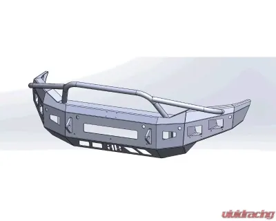 Hammerhead Armor Low Profile Pre-Runner Front Black Bumper (Non-Winch) Ram 2500 | 3500 | 4500 | 5500 2020 - 600-56-0971
