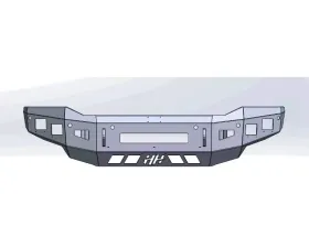 Hammerhead Armor Low Profile Front Black Bumper (Non-Winch) Ram 2500 | 3500 | 4500 | 5500 2020