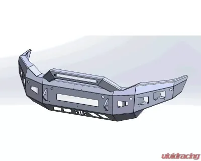 Hammerhead Armor Low Profile Formed Guard Front Black Bumper (Non-Winch) Ram 2500 | 3500 | 4500 | 5500 2020 - 600-56-0973