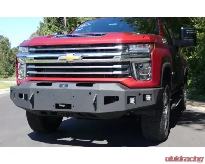 Hammerhead Armor Silverado Front Winch Bumper For 20-Pres Silverado 2500-F-5500 X Series Black Steel - 600-56-0974