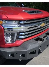 Hammerhead Armor Silverado Front Winch Bumper For 20-Pres Silverado 2500-F-5500 X Series Black Steel                                     - 600-56-0974 - Image 3