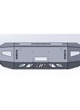 Hammerhead Armor Silverado Front Winch Bumper For 20-Pres Silverado 2500-F-5500 X Series Black Steel                                     - 600-56-0974 - Image 6