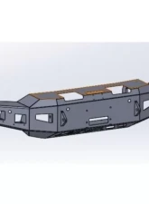 Hammerhead Armor Silverado Front Winch Bumper For 20-Pres Silverado 2500-F-5500 X Series Black Steel                                     - 600-56-0974 - Image 7